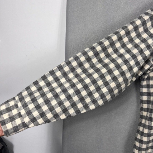 Vintage LL Bean Chamois Cloth Shirt Mens 16.5 Tall Plaid Button Up Long Sleeve - Picture 5 of 14